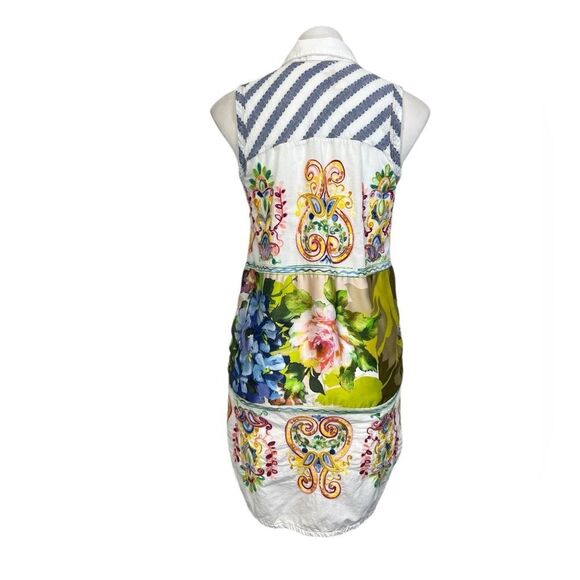 Anthropologie Blue and White Striped Tunic - Picture 5 of 6